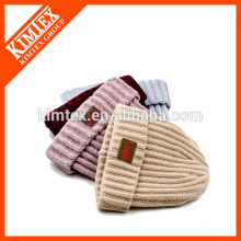 Bunte billige kintted Marke kunden die Beanie